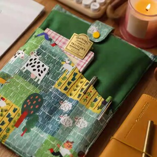 手作平板收纳包8.8寸11寸13寸ipad包斜挎包文艺小清新印花收纳袋 mini保护包外出电脑内胆包女 华为ipad