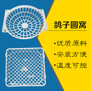 鸽子用品方形窝鸽子窝鸽巢窝蛋窝塑料鸽窝养殖巢盆鸽子笼用具