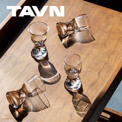 TAVN椋木【流光白酒对杯】撇口创意设计一口杯水晶玻璃小酒杯礼盒