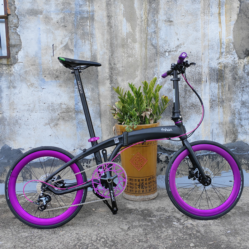 FNHON风行折叠车油刹世文胎