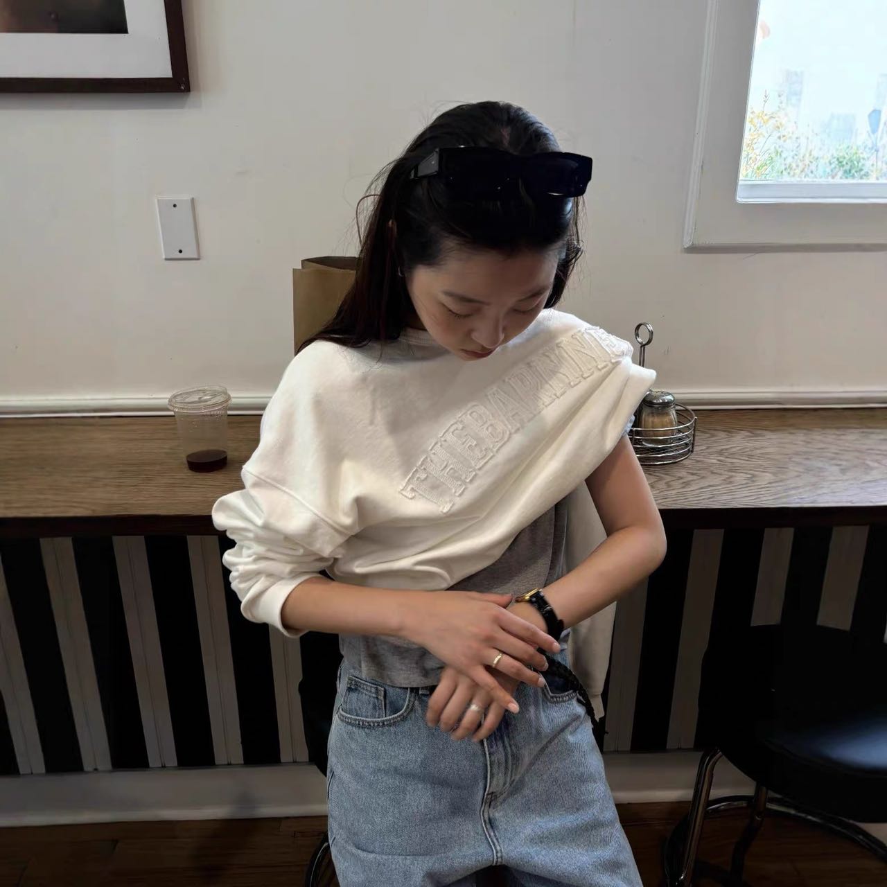 韩代八奶秋季新款卫衣