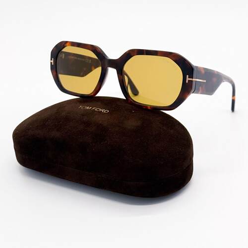 TOMFORD汤姆福特太阳眼镜墨镜VERONIQUE 02 TF917 55E棕色FT0917