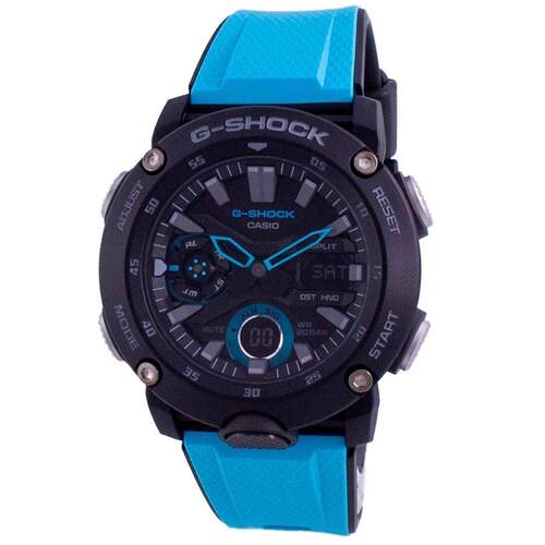 CASIO卡西欧G SHOCK碳芯Guard闹钟日历石英GA2000 1A2 200M男士