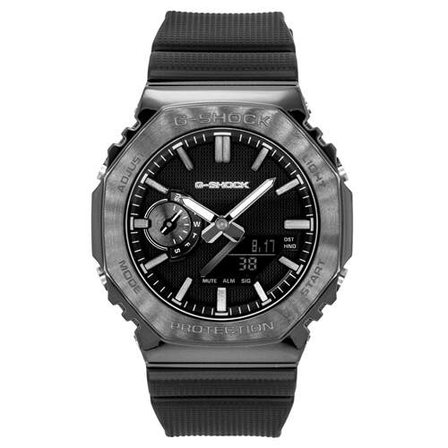 CASIO卡西欧G Shock数字的黑色表盘石英运动男士手表GM 2100LXB