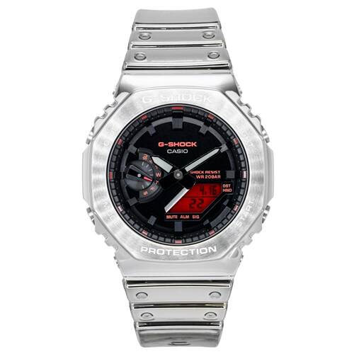 CASIO卡西欧G Shock细金属黑色表盘石英GM 2100YRA 8A 200M男士