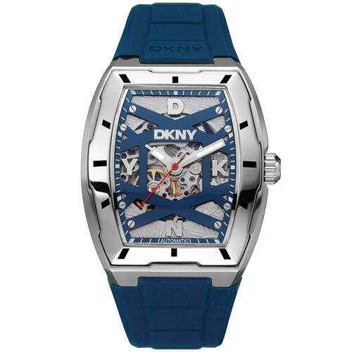 DKNY唐可娜儿男士DK1G048P0015 ACTIVE Urban自动机械深蓝硅胶