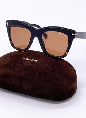 TOMFORD汤姆福特JULIE TF685 05E女太阳眼镜墨镜FT0685黑色棕眼镜