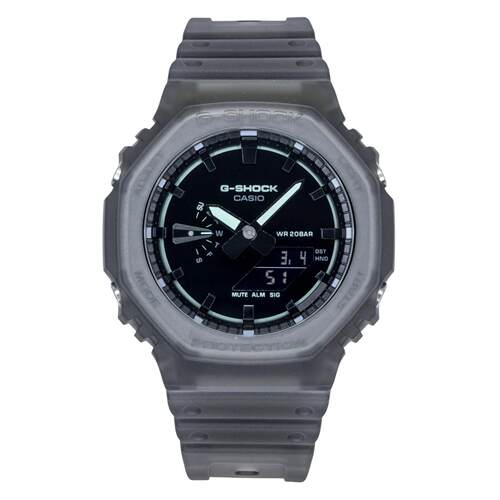 CASIO卡西欧G Shock数字的黑色表盘石英运动男士手表GA 2100K 1A