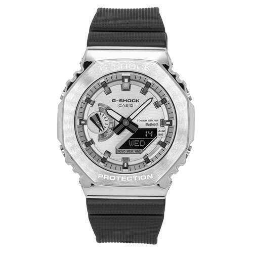 CASIO卡西欧G Shock数字的灰表盘太阳能运动男士手表GBM 2100A 8B