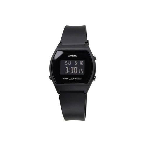 CASIO卡西欧数字的闹钟背光Stopwatch Alert LW204 1B 50M女士