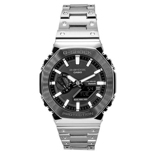 CASIO卡西欧G Shock数字的黑色表盘太阳能运动男士手表GM B2100BT