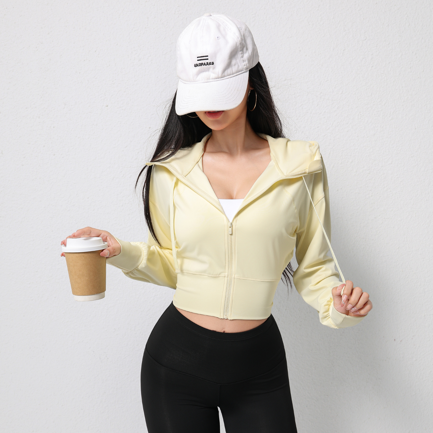 运动外套女春秋新款休闲健身上衣