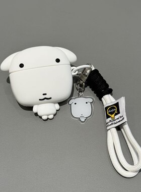 日系可爱ganadi狗狗适用OPPO Enco Air5 Pro保护套Free耳机壳oppofree4保护壳x3充电盒子r3pro可爱卡通free2