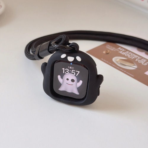 苹果手表AppleWatch壳适用夜光幽灵S10/S11/SE3硅胶全包手表套