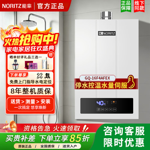 能率伺服恒温16L强排式天然气