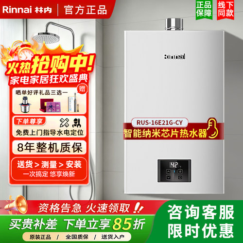 林内强排式热水器智能纳米芯片