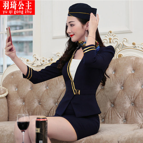 秋冬七分袖KTV公主服DJ工作服