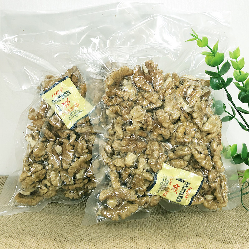 2025新货原味纸皮生核桃仁散装500g阿胶专用孕妇零食新鲜大核桃肉