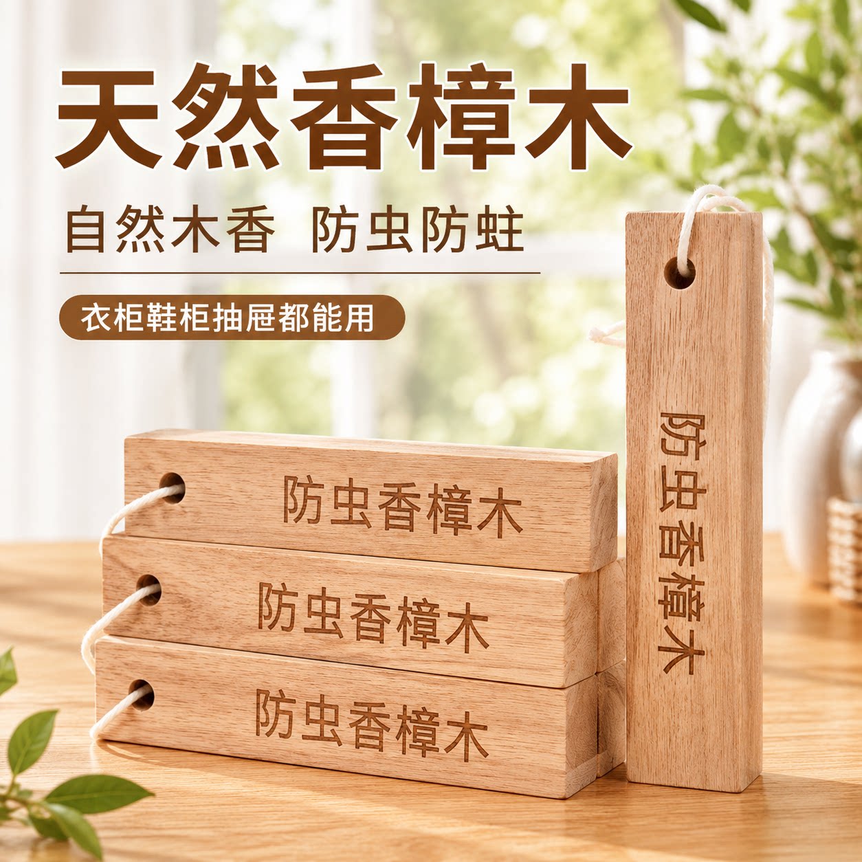 香樟木条衣柜防蛀防霉驱虫