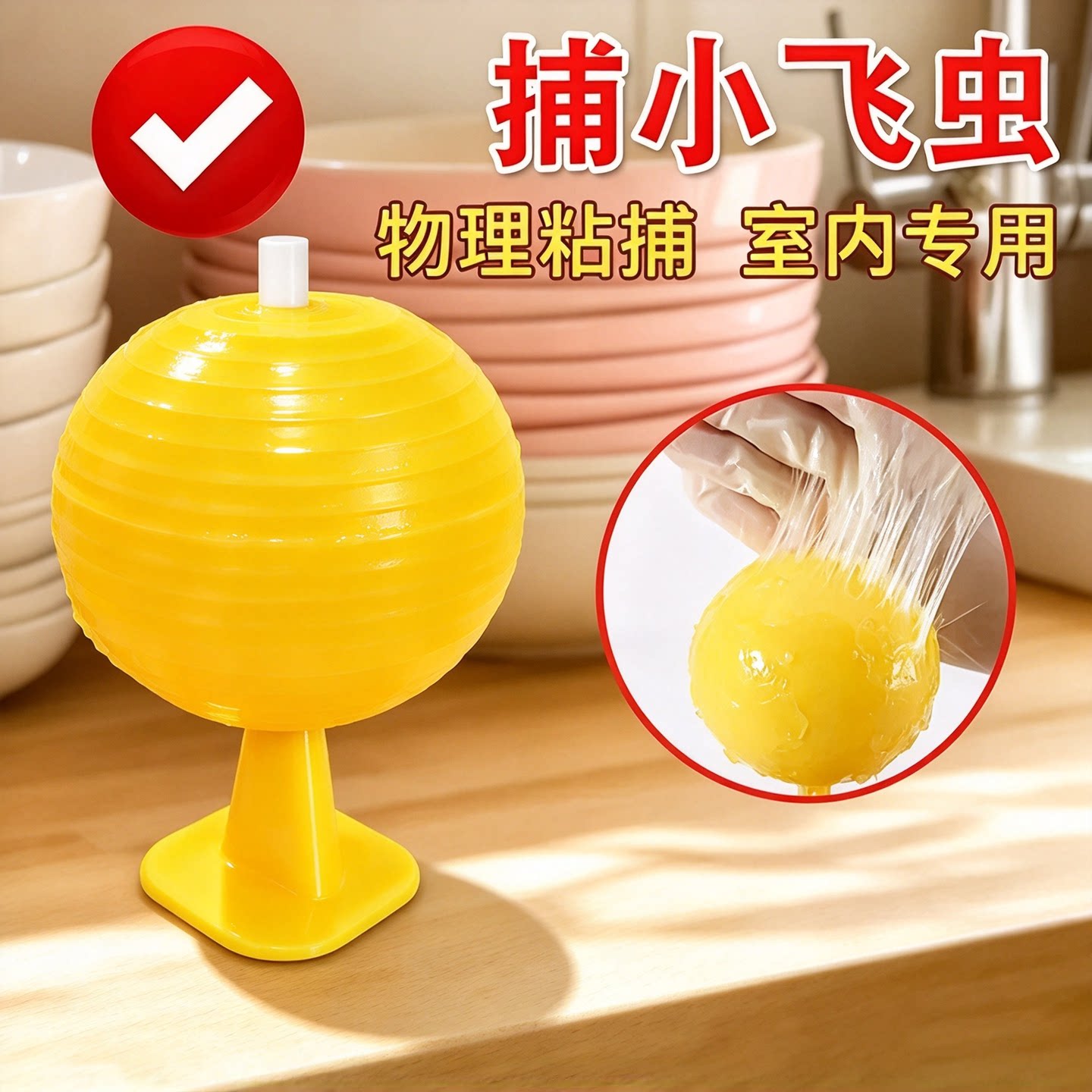 果蝇小黑飞强力粘虫球