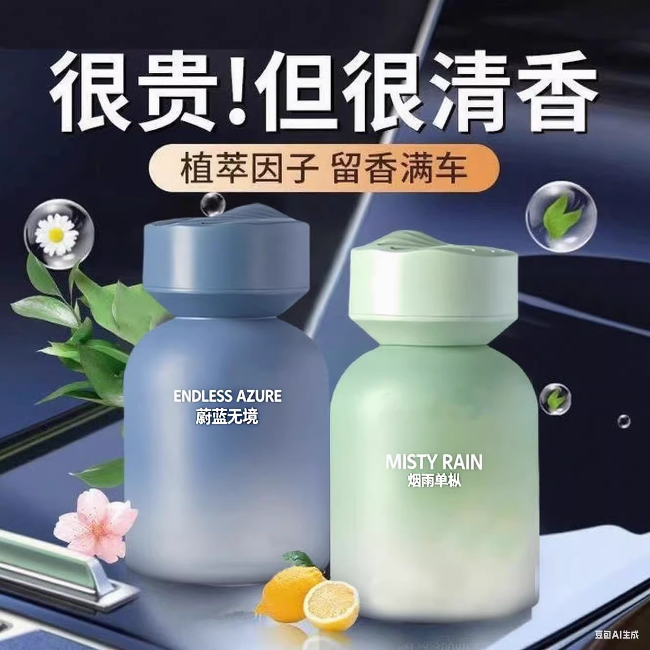 烟雨车载香薰单枞2026新款蔚蓝香水无境汽车内除异味星遇香氛精油,汽车用品/电子/清洗/改装,汽车香水香薰,淘宝优惠券,粉丝福利购,淘宝优惠卷