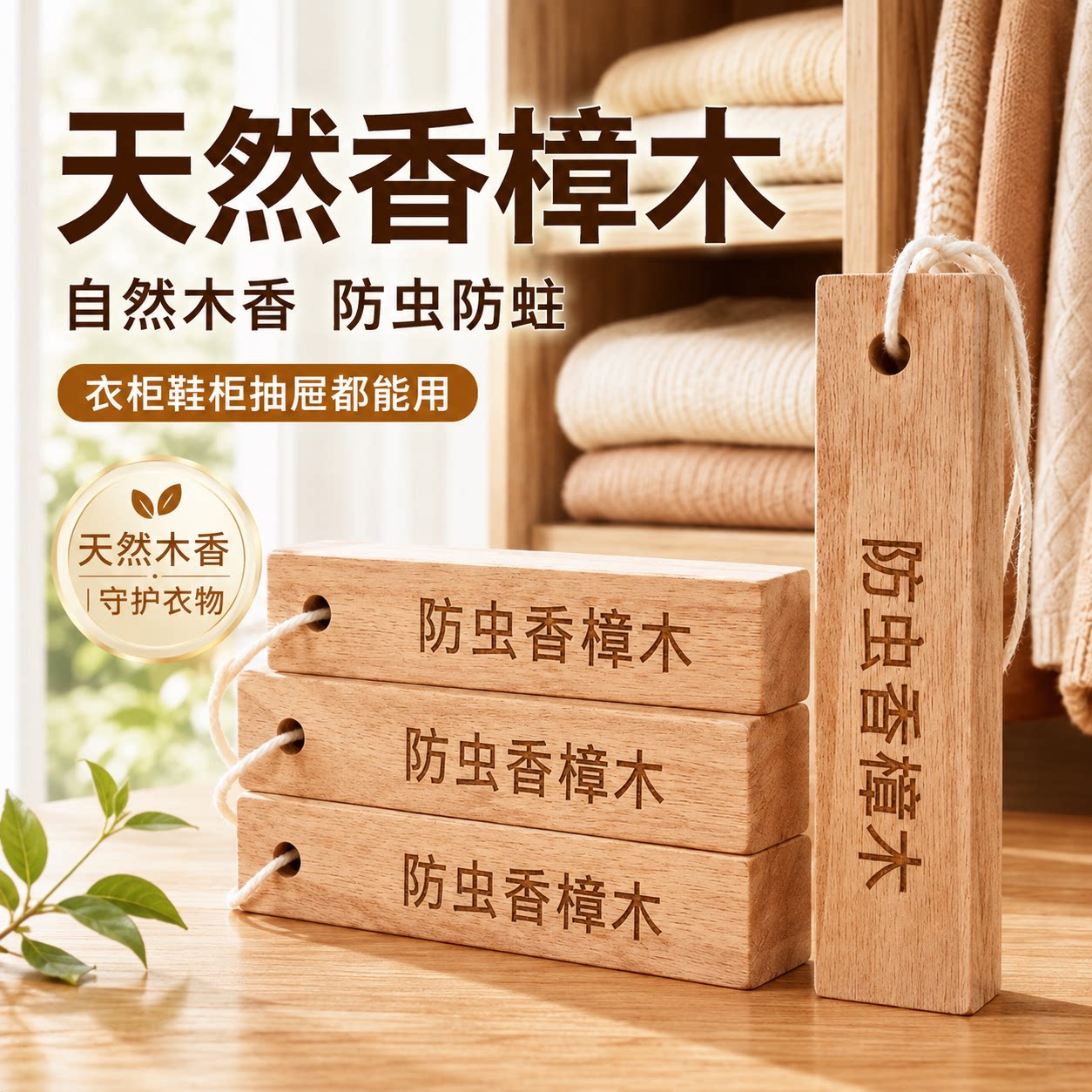 新品香樟木条天然防虫香樟木防蛀