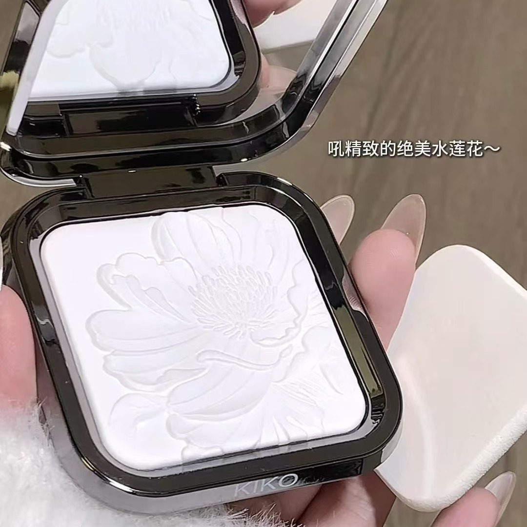 清透大白饼！kiko水莲花定妆粉饼 裸肌蜜粉饼清透柔焦磨皮 宿星,彩妆/香水/美妆工具,粉饼,淘宝优惠券,粉丝福利购,淘宝优惠卷
