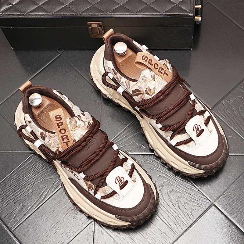 老爹男鞋2025新款春季透气网红爆款炸街百搭休闲增高轮胎运动潮鞋,女装/女士精品,时尚抓绒裤,淘宝优惠券,粉丝福利购,淘宝优惠卷