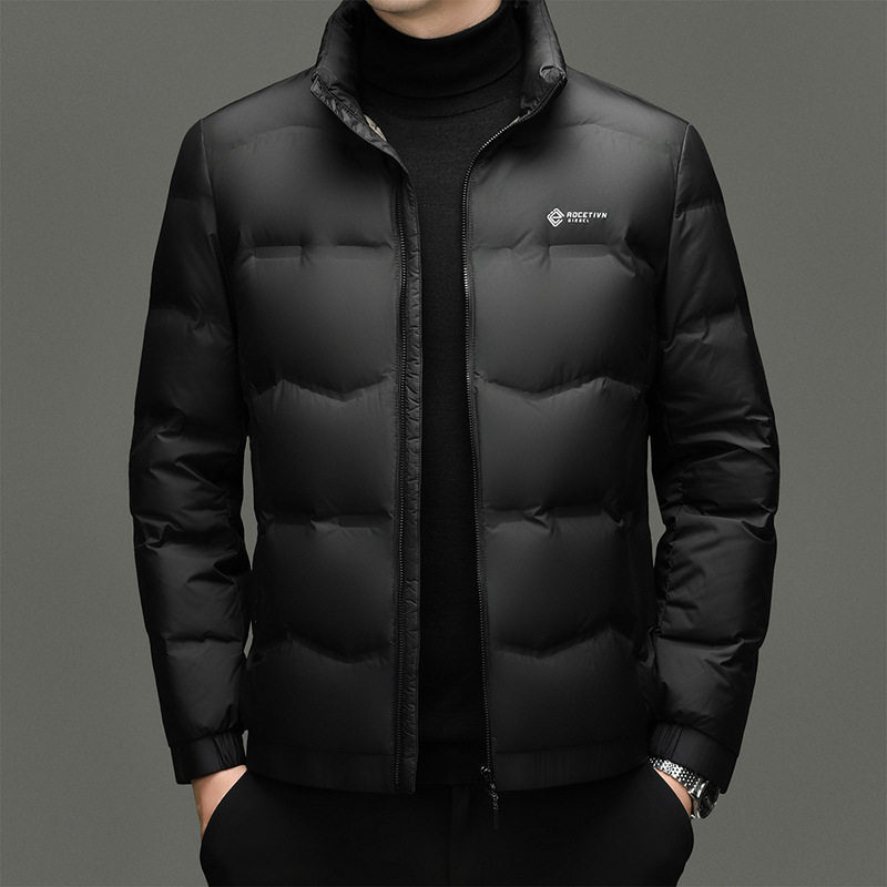 90绒子白鸭绒丨极寒加厚羽绒服男短款2025冬季新保暖立领男装外套,女装/女士精品,时尚抓绒裤,淘宝优惠券,粉丝福利购,淘宝优惠卷