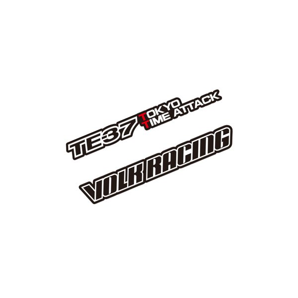 汉魂贴纸适用于日本品牌VOLK比赛 TE37东京时间轮毂车轮贴纸 7434