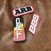 汽车3D立体车标ARB车尾LOGO定制3D贴TRD车标BBS贴标 266