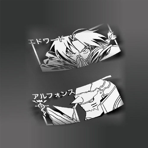 日本动漫《钢之炼金术师》Fullmetal Alchemist动漫贴纸 7669