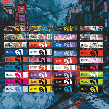 适用于Rays Gram Lights 57DR/57CR轮毂辐条贴纸汽车反光贴纸7640