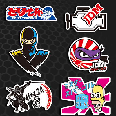 JDM贴纸忍者汽车思域飞度