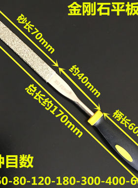 修正金刚砂目数46-600什锦锉圆半