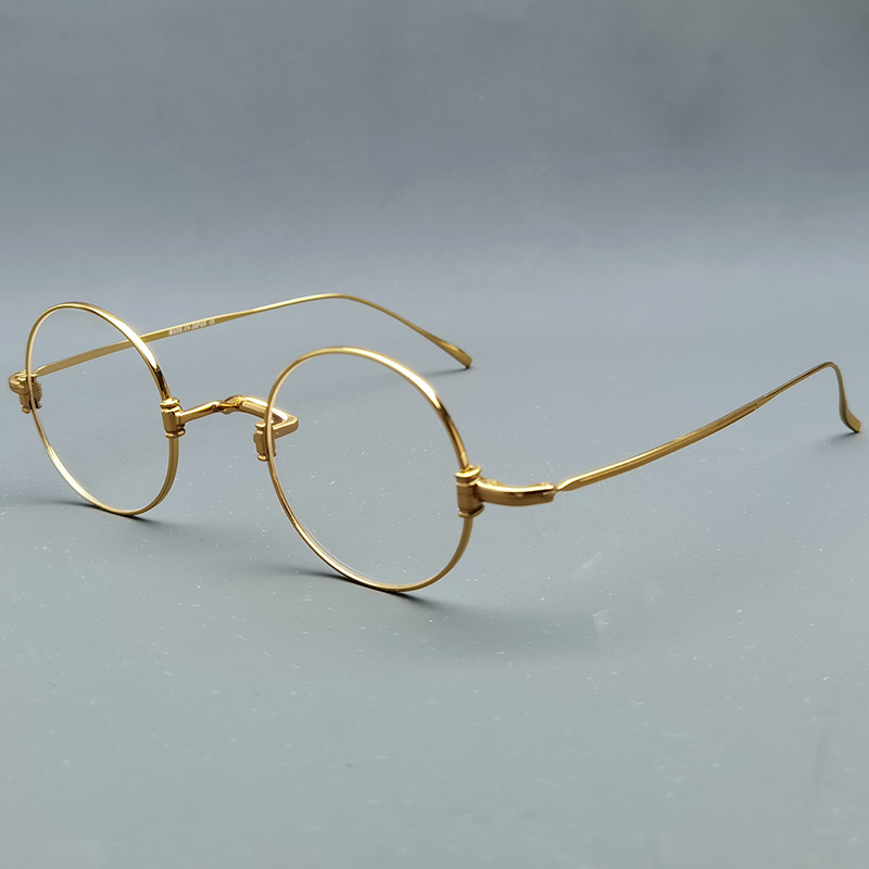 本万年龟纯钛眼镜框复古一山鼻托