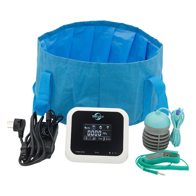 便携式脚盆离子足浴泡脚净化仪配送折叠盆detox ionic footspa