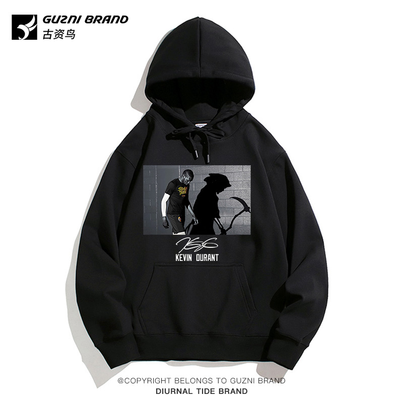 死神杜兰特篮球运动卫衣潮牌外套