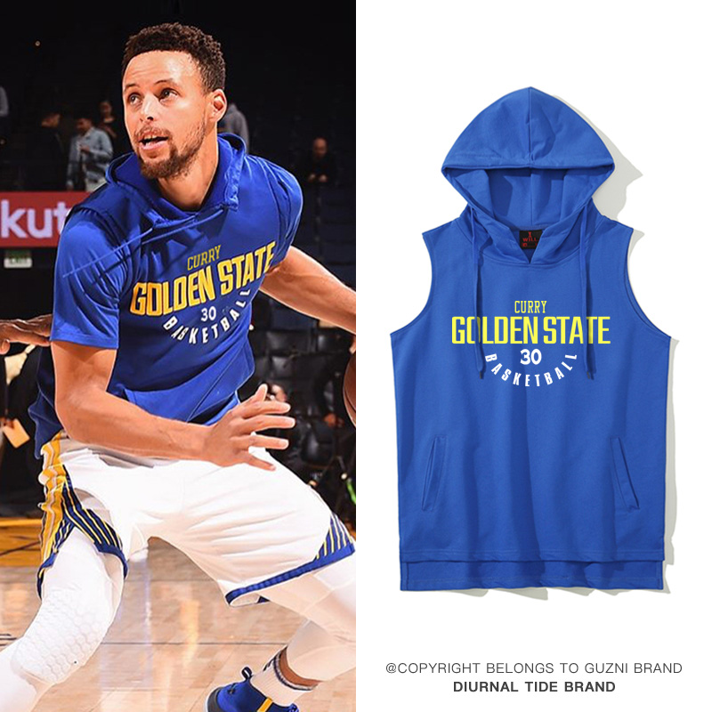 篮球连帽背心运动衣服春季新品