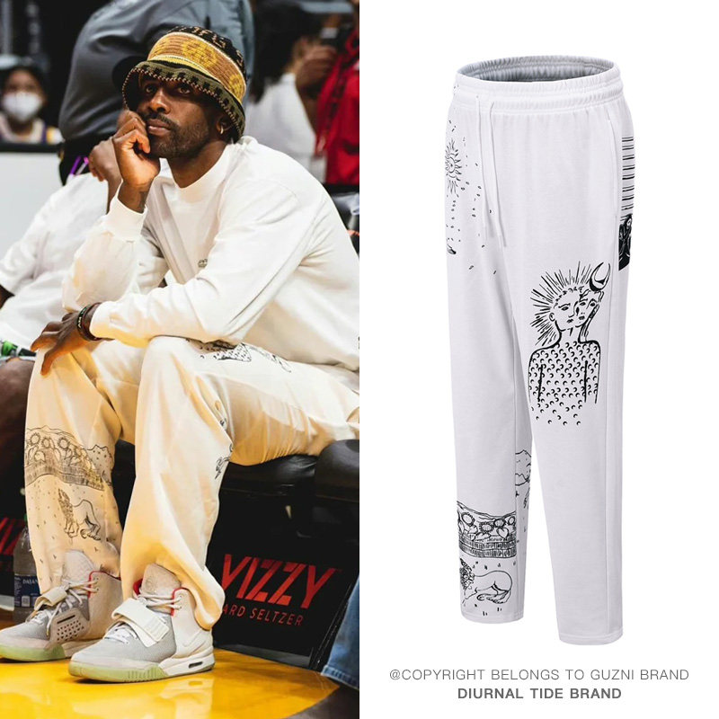 美式篮球训练裤长裤夏季欧文同款裤子男直筒运动休闲2024新款卫裤