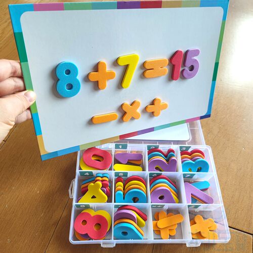 数字磁性贴20以内加减法运算教具