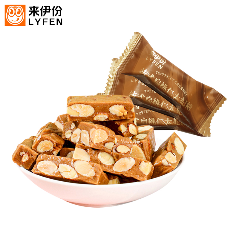 来伊份法式扁桃仁太妃糖海盐味