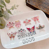 饰徽章汉服旗袍装 中国风蝴蝶结胸针纸鸢配饰古风新中式 别针装 饰