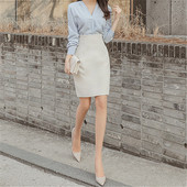 西装 职业裙高腰显瘦包臀裙半身裙女短裙一步裙中裙2026春夏半裙子