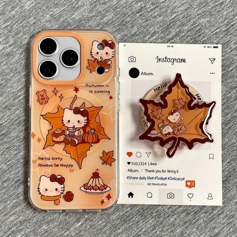 磁吸支架适用三星S25ultra/24/Note20/36秋冬美拉德风A16枫叶S20手机壳A22/23+A71女款S9+S21fe软54/56国际版