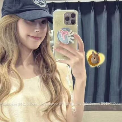 磁吸支架适用oppoA3/reno10/4se手机壳findx7/5pro小众旋转蝴蝶结水母A56/32/a57女K11x/97/93s软套8国际版