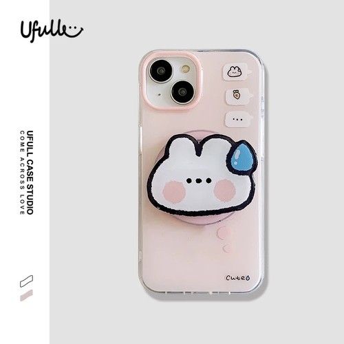 磁吸支架适用华为荣耀100/90华为magic6pro/80GT手机壳70se/X20/3搞怪可爱粉兔子40i+畅玩50plus软套少女趣味