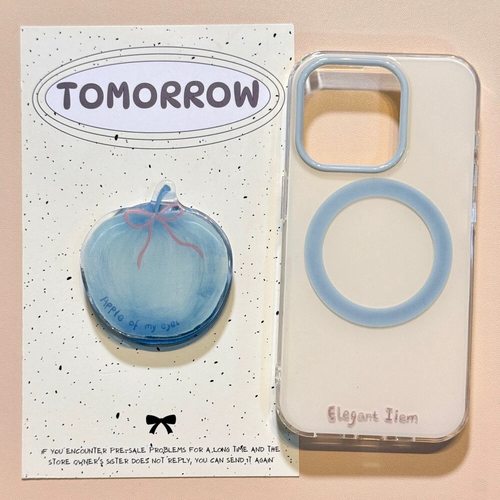 磁吸支架适用oneplus11/2一加12手机壳ace竞速版1+ACE5V奶呼呼蝴蝶结苹果8t/10/9女7TPRO/9RT/6t软套13全包边