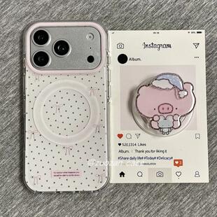 磁吸支架适用oppoA3/reno10/4se手机壳findx7/5pro棕底英文标签流沙咖啡A56/32/a57女K11x/97/93s软套8国际版
