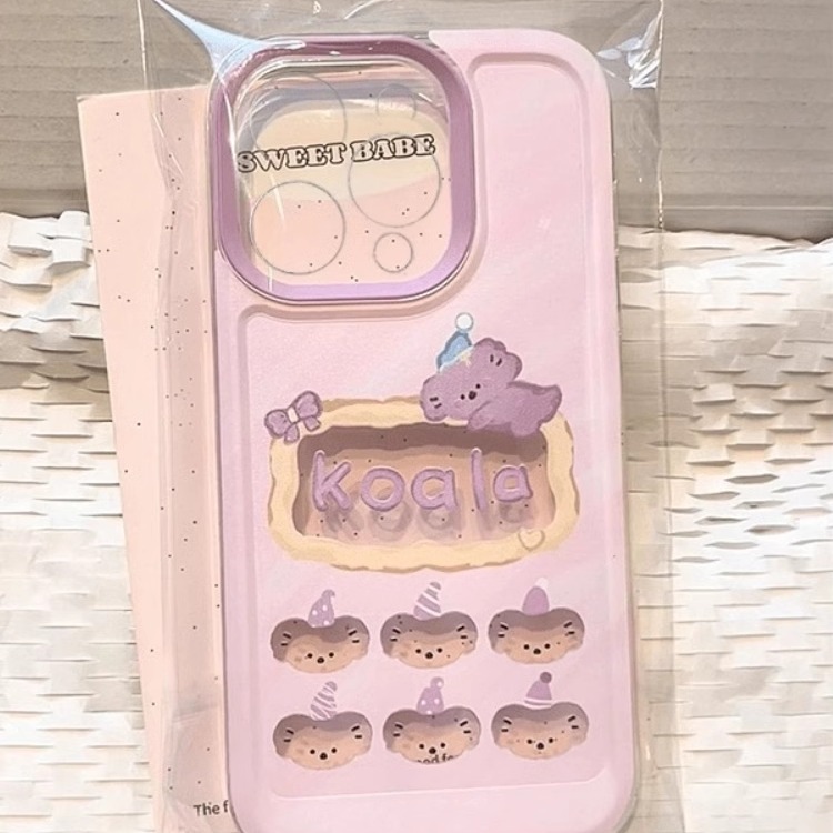 卡通可爱睡觉考拉适用荣耀200PRO/X9B/magic6手机壳90/80/70pro/60se华为100/X10/X40i/X50GT畅玩30/20紫色女